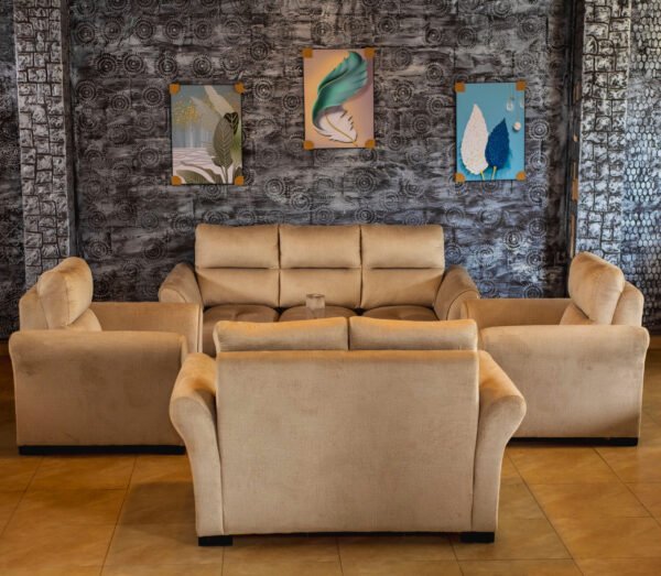 Slim Sofa with Durable Wood Frame