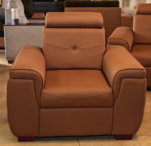 Brown Leather Couch