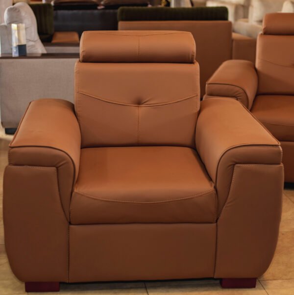 Brown Leather Couch
