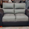 Black & Grey Fully Leather Couch